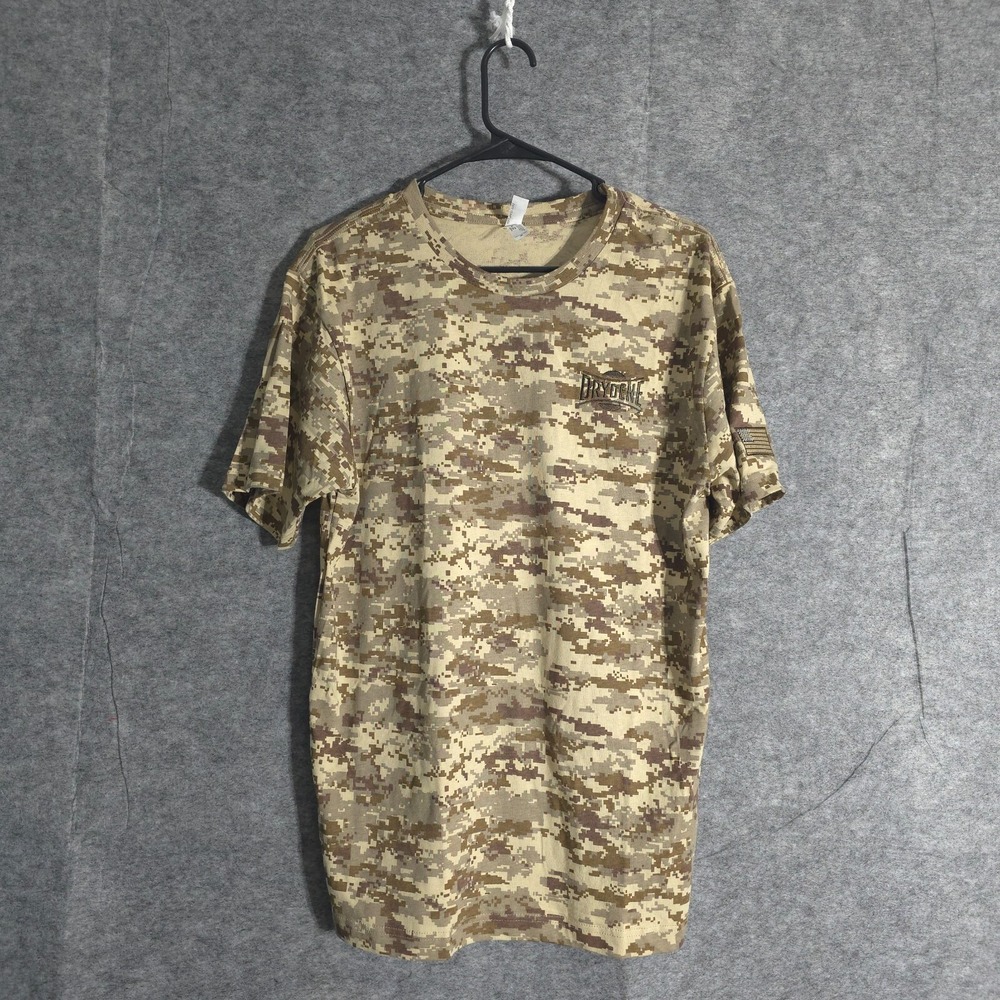 Code Five 2207 Men Short Sleeve Cotton Camouflage Crew Neck  T-Shirt Size Medium - Picture 2 of 13